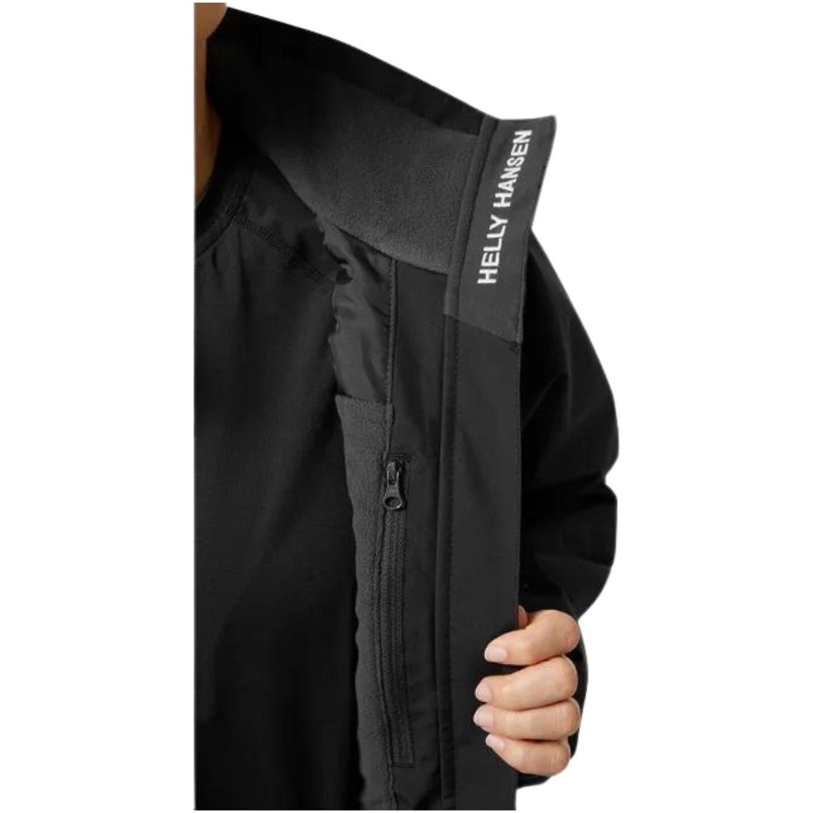 2025 Helly Hansen Womens Crew Midlayer Jacket 2.0 34449 - Black